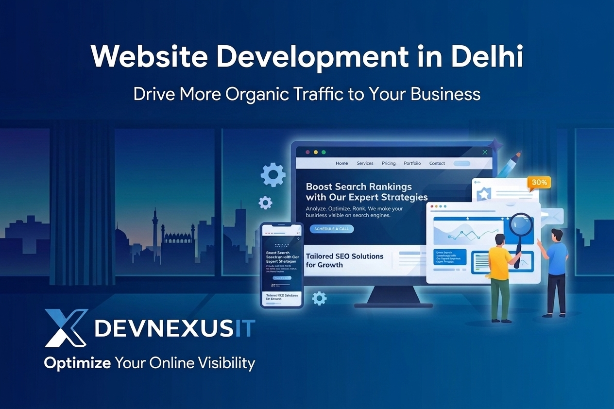 Top Website Design Company in Delhi | React.js & Node.js