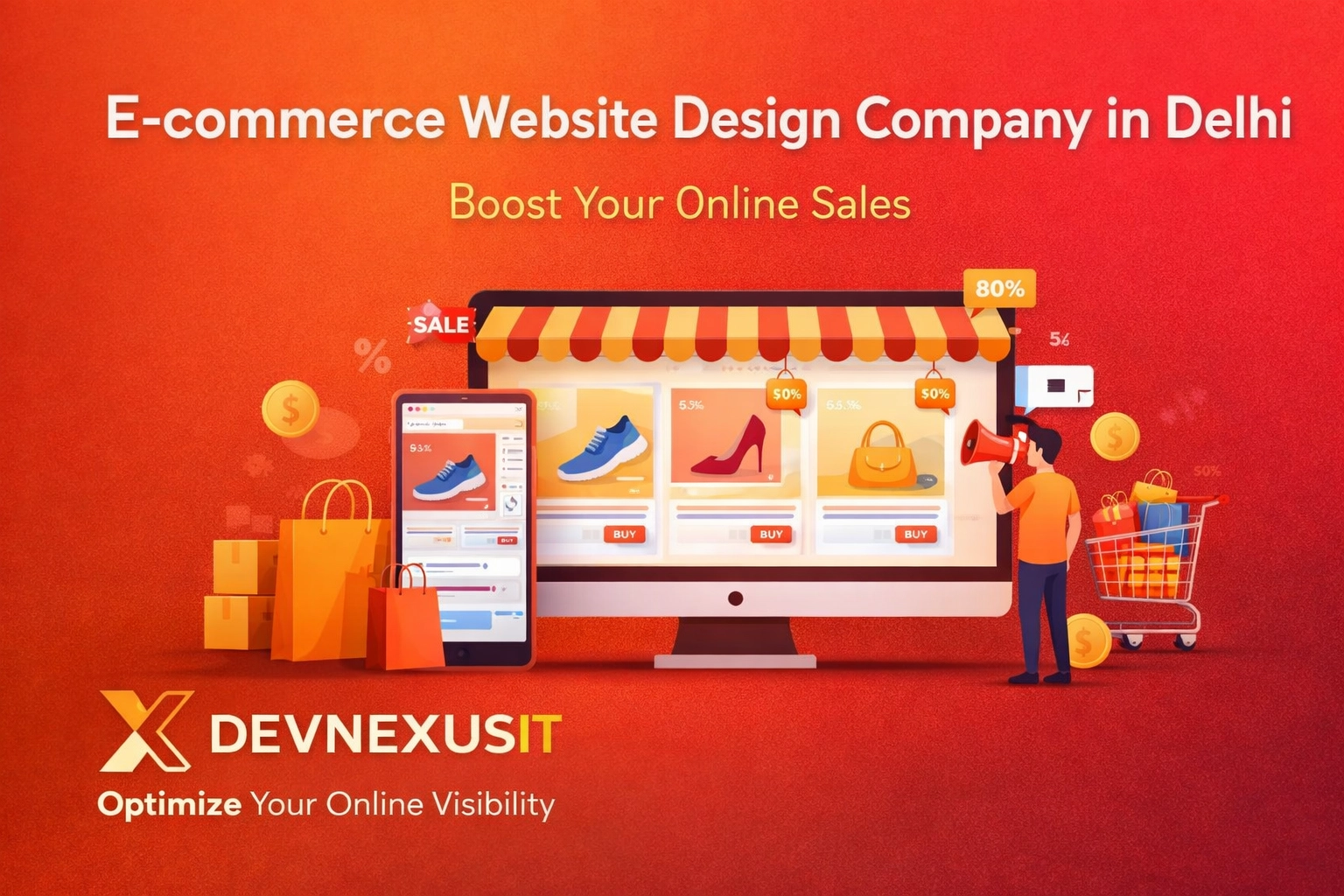 E-commerce Website Design Company in Delhi – Boost Your Online Sales