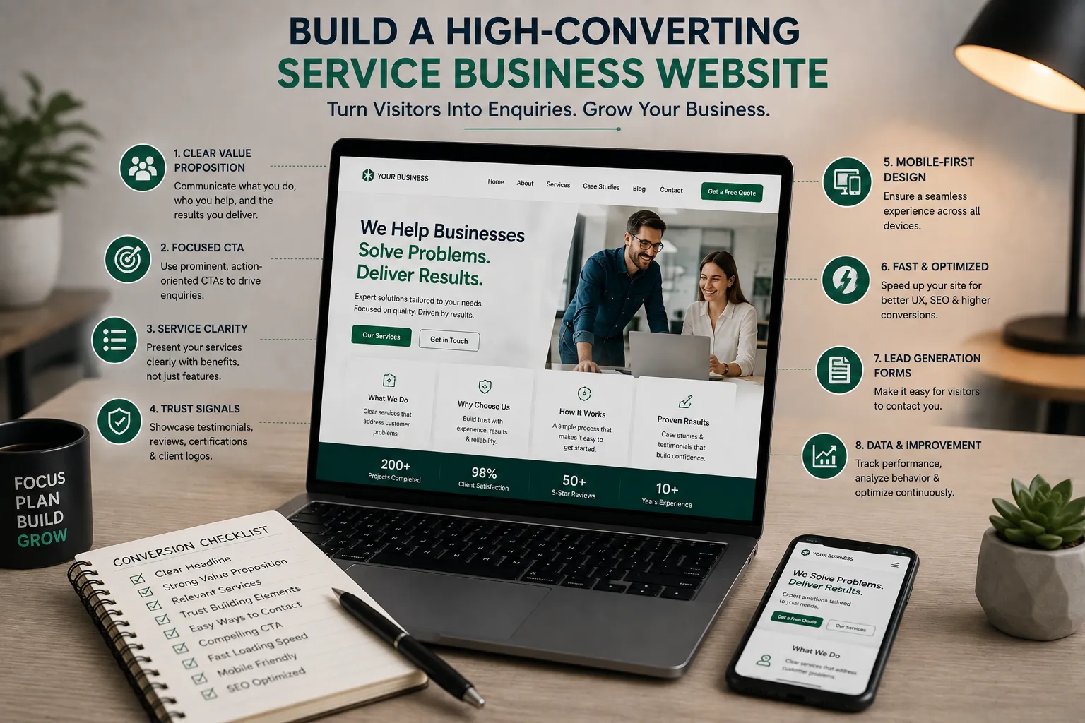 How to Build a High-Converting Website for a Service Business