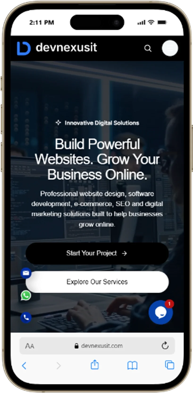 DevNexusIT team and office