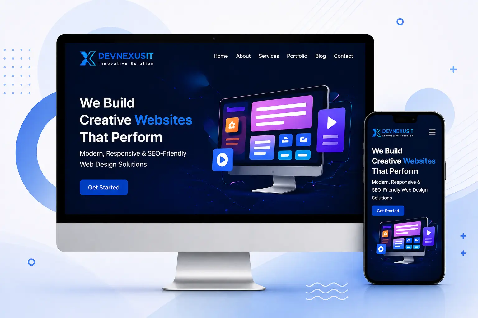 Website design and development company in Faridabad DevNexusIT
